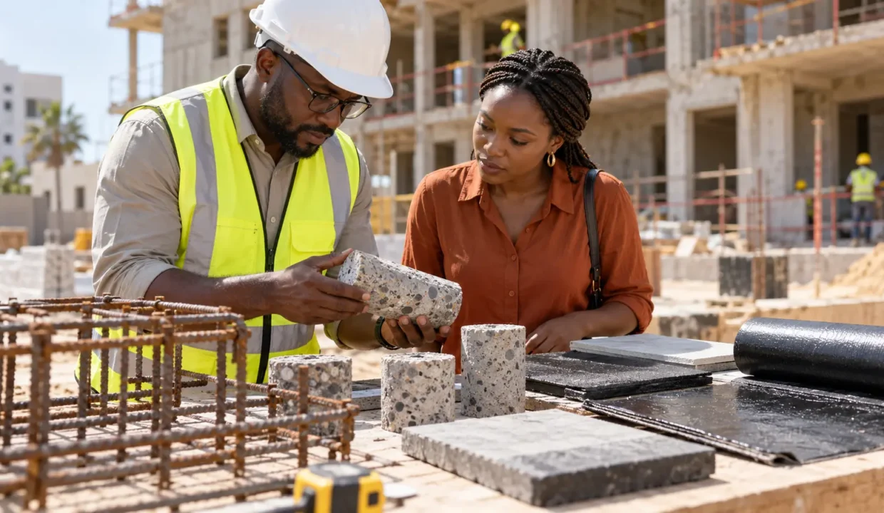 Contrôle des matériaux avant un achat immobilier en VEFA au Sénégal