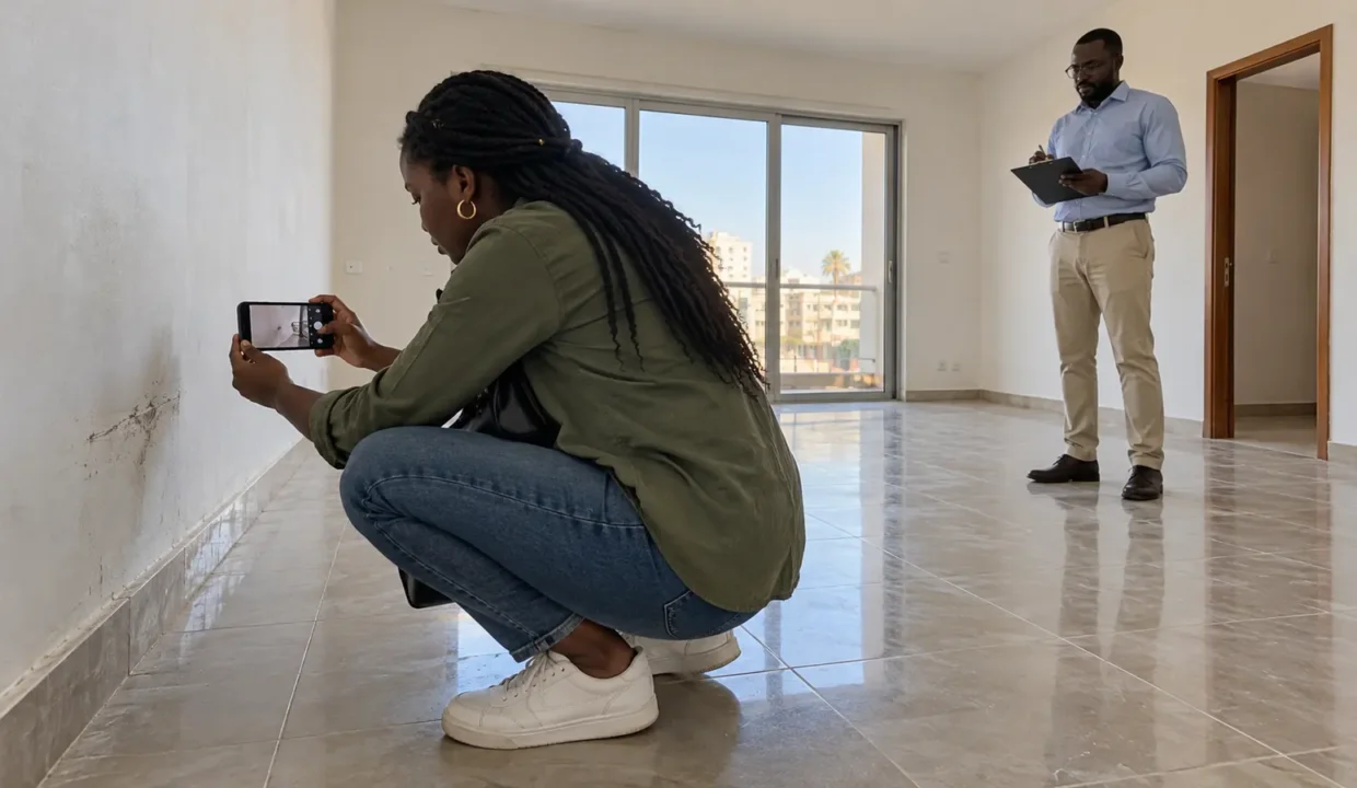 État des lieux avant le versement d’une caution de loyer au Sénégal