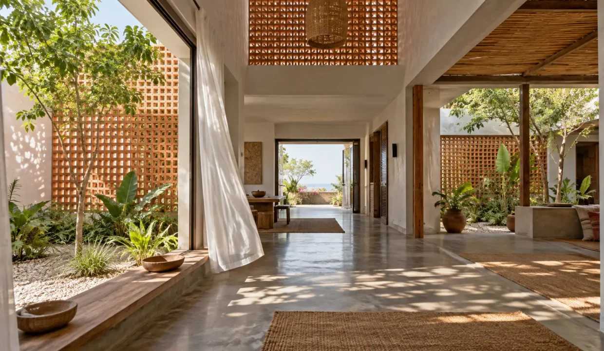 Maison aérée et lumineuse adaptée au climat de Dakar