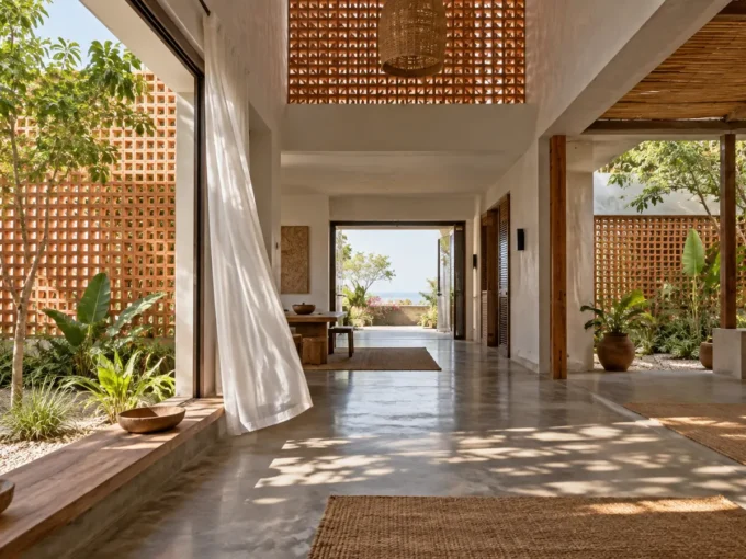 Maison aérée et lumineuse adaptée au climat de Dakar