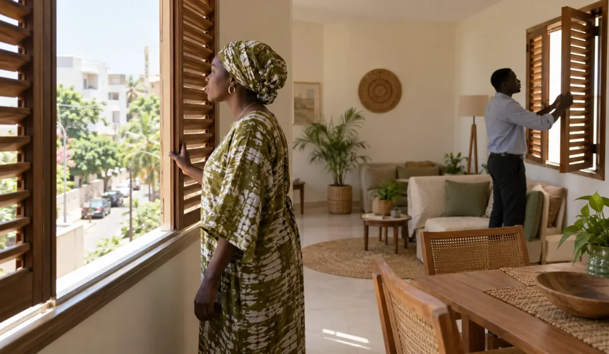 Visite d’un appartement à louer à Mermoz avec contrôle de la ventilation