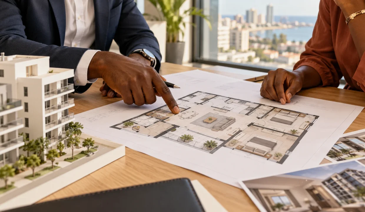 Achat d’un appartement sur plan au Sénégal : étude du plan avec un professionnel