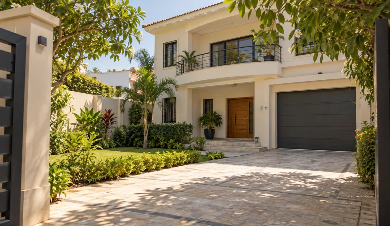 Villa résidentielle avec jardin et garage à Dakar