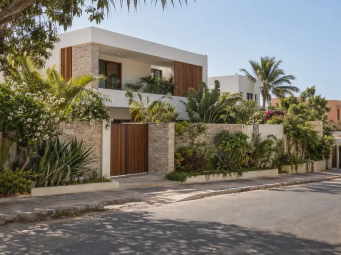Villa contemporaine avec jardin dans le quartier des Almadies à Dakar