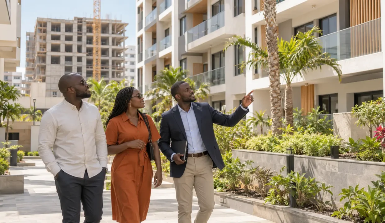 Visite d’un programme immobilier contemporain à Dakar